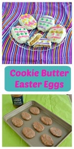 Don't buy cream filled eggs this year, make your own Cookie Butter filled Easter Eggs