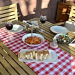 Mangia the Italian way with an easy but delcious meal including Bertolli Classic Meals, a recipe for Easy, Cheesy Pull Apart Bread, a winter salad, and wine!