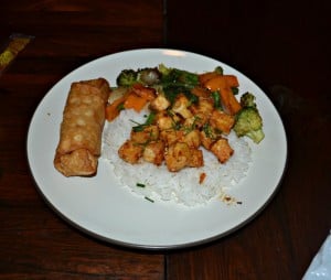 Sweet and spicy Honey Sriracha Tofu with vegetables is a delicious meal!