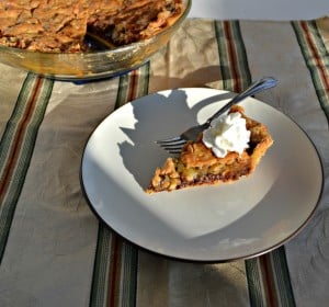 Love this gooey and delicious recipe for Toll House Cookie Pie! Top it with whipped cream for an even more decadent treat!