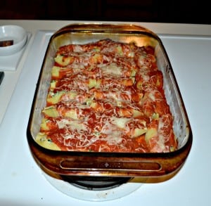 Stuffed shells with a delicious cheese and vegetable filling...and they are healthier too!
