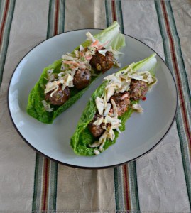 Looking for a little flavor? You'll get a lot with these Thai Meatball Lettucec Wraps!