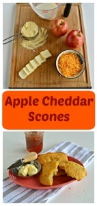 Try these easy to make and delicious Apple Cheddar Scones