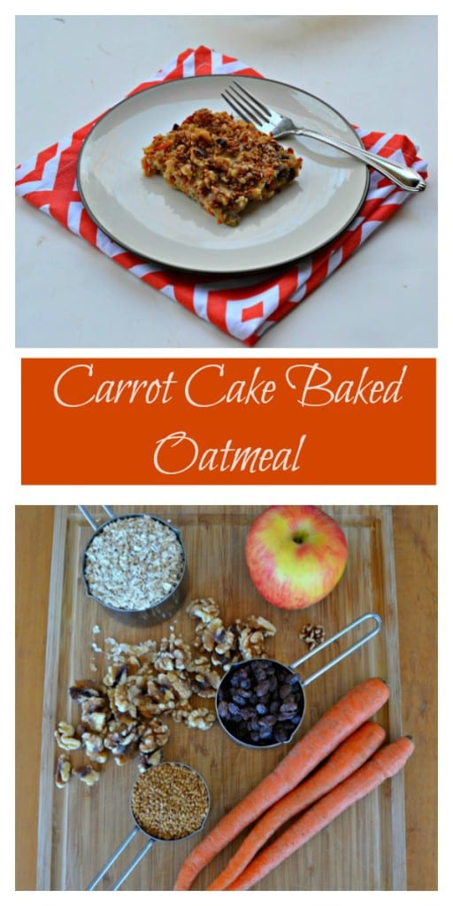 Carrot Cake Baked Oatmeal is a delicious breakfast