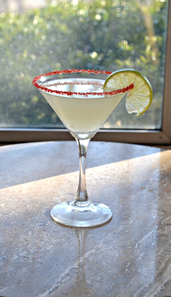 Whip up an easy Cherry Lime Martini for happy hour