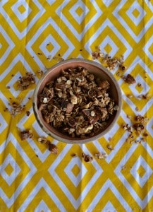 There's nothing like a bowl of homemade granola with figs to start the morning