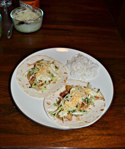Give your tacos a make over with these delicious Pork and Pinto Bean Tacos with Jalapeno Slaw and Avocado cream
