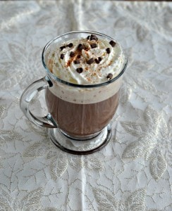 Dark Chocolate and hot espresso help make this Italian Coffee a favorite at dessert time