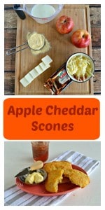 A few simple ingredients create delicious Apple Cheddar Scones