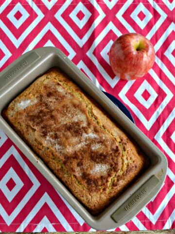 Cut a slice of this Applesauce Spice Bread to enjoy with your coffee in the morning.