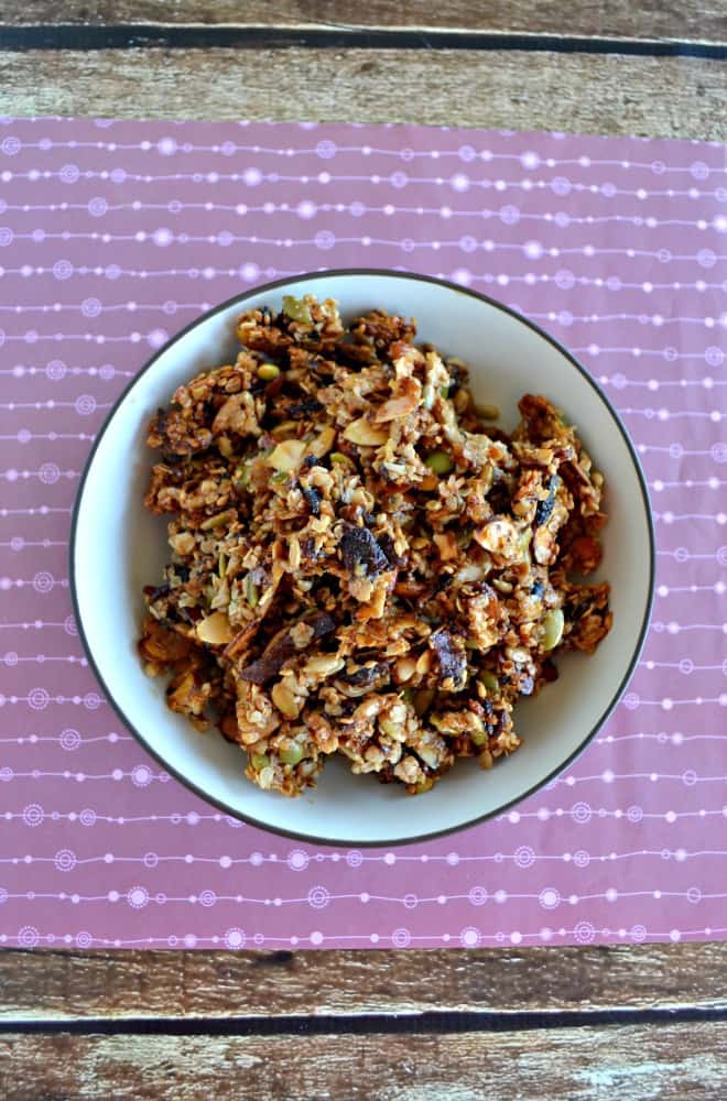 Homemade granola never tasted as good as it does with BACON in it!