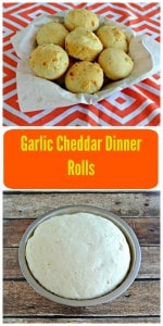 Garlic Cheddar Dinner Rolls
