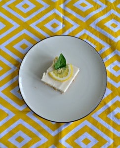 Love the flavor of these cool Icebox Lemon Bars!