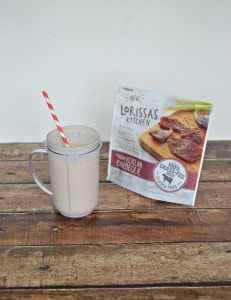 Try a delicious Vanilla Latte Smoothie and Lorissa's Kitchen for a snack!