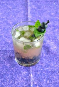 Cool off with this refreshing Blueberry Mojito!