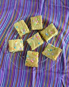 My husband says these easy Cake Batter Blondies are the best blondies I've ever made!