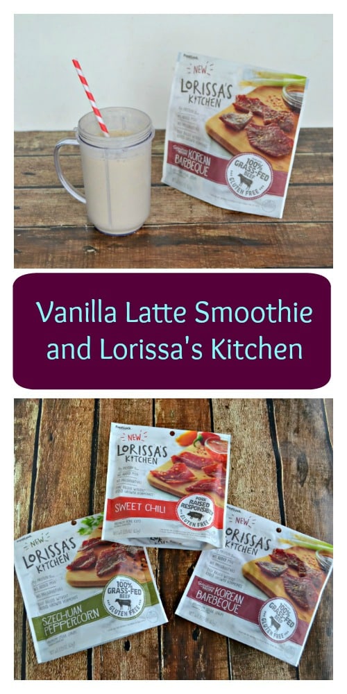 Need a snack that will keep you energized all day long? Try a Vanilla Latte Smoothie and Lorissa's Kitchen!