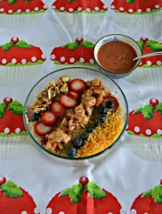 BBQ Chicken Quinoa Salad with Berries