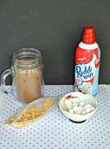 Just a handful of ingredients make a S'mores Iced Coffee