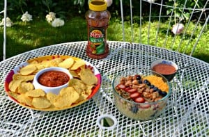 All you need for a great party is some Pace Salsa, Chips, and a BBQ Chicken Quinoa Salad. Check out the recipe now!