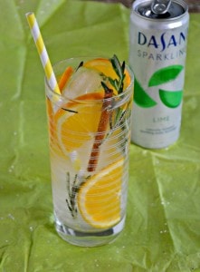 This summer grab a DASANI® Sparkling lime water and infuse it with Rosemary, Cinnamon, and Oranges