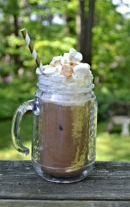 Cool off with this tasty S'mores Iced Coffee!
