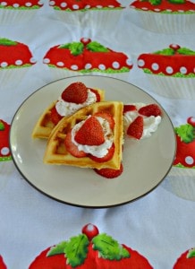 Is it breakfast or dessert? It can be either one with these Strawberry Shortcake Waffles