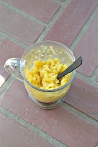 This Microwaveable Macaroni and Cheese is easy to make and perfect for lunch!