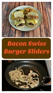 These Bacon Swiss Burger Sliders are great for Game Day or other gathering