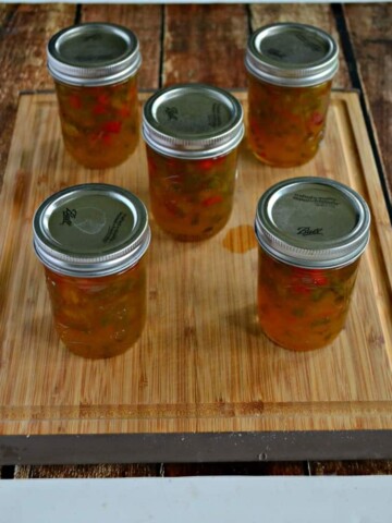 Jalapeno Jam is a sweet and spicy jam perfect served with cheese and crackers