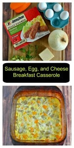 Check out my super easy Sausage, Egg, and Cheese Breakfast Casserole!