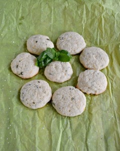 Bite into these bright Lemon Basil Cookies with Mint!