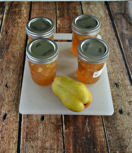 This Pear Ginger Jam is sweet and spicy and perfect for biscuits or toast