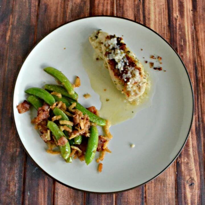 Like bacon? You'll love these Peas with Bacon and Crispy Onions!