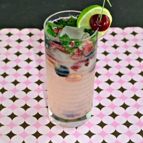 Try a Cherry, Berry Mojito for cocktail hour!