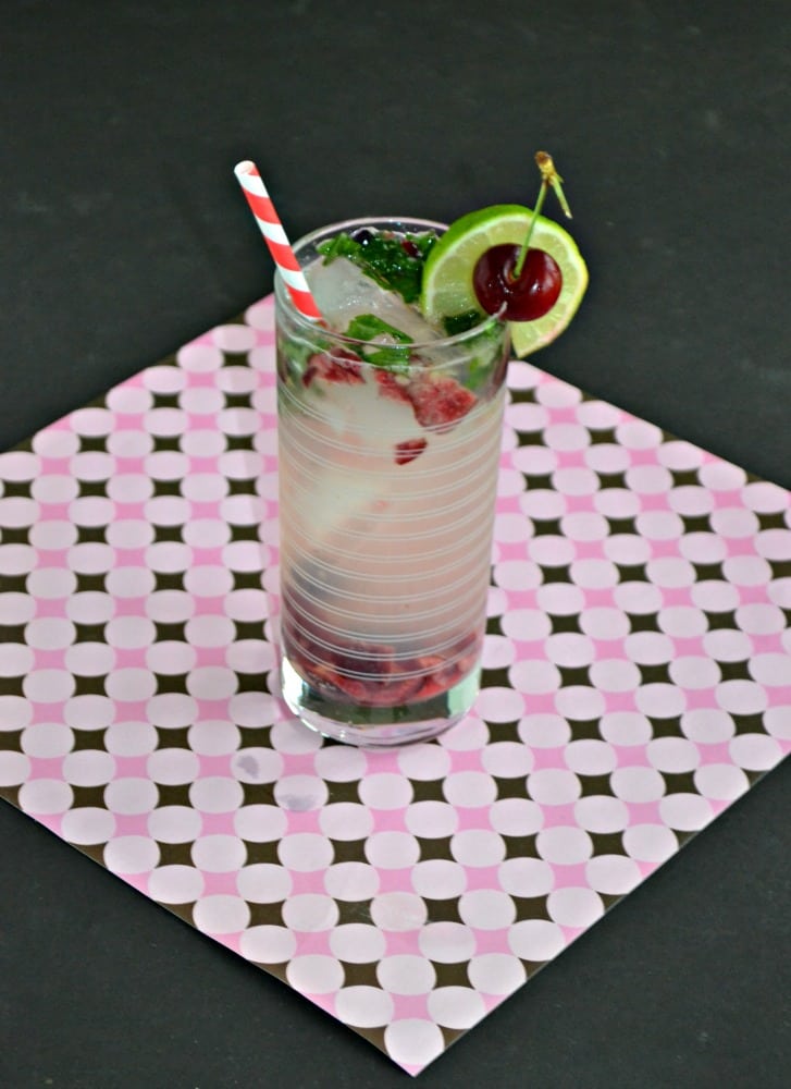 Sip on this refreshing Cherry, Berry Mojito to cool off