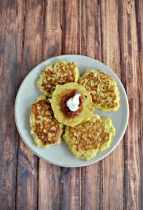 Have extra corn on the cob? Make these Fresh Corn Cakes for a side dish!