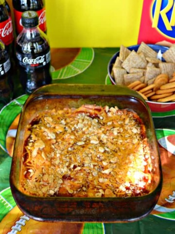 Love this easy to make and delicious BBQ Chicken Dip!