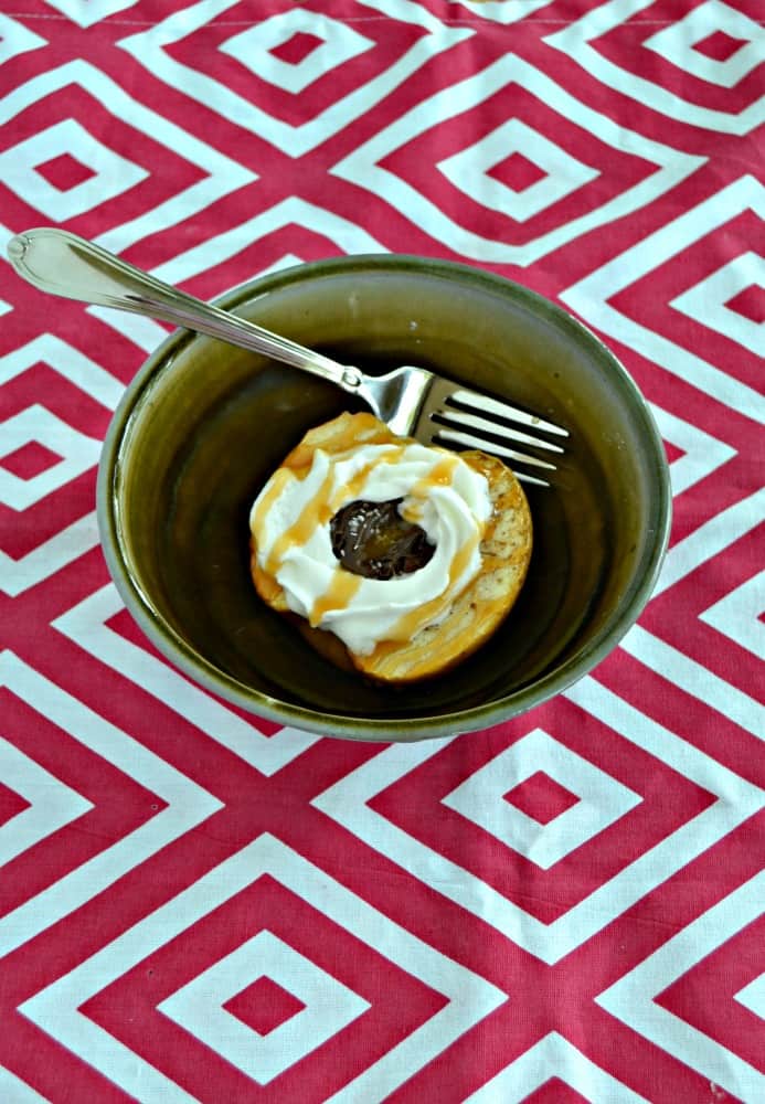 Baked Apples filled with chocolate and caramel is a delicious fall dessert