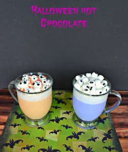 Kids and adults will enjoy this delicious Halloween Hot Chocolate