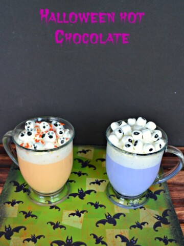 Kids and adults will enjoy this delicious Halloween Hot Chocolate
