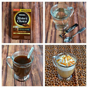 Just a few steps makes the best Caramel Vanilla Latte at home!