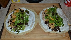 There's only a few ingredients to make Southwestern Tuna Wraps