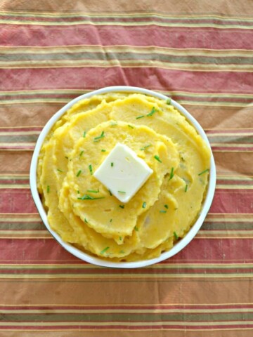 Dig into a bowl of Butternut Squash Mashed Potatoes!