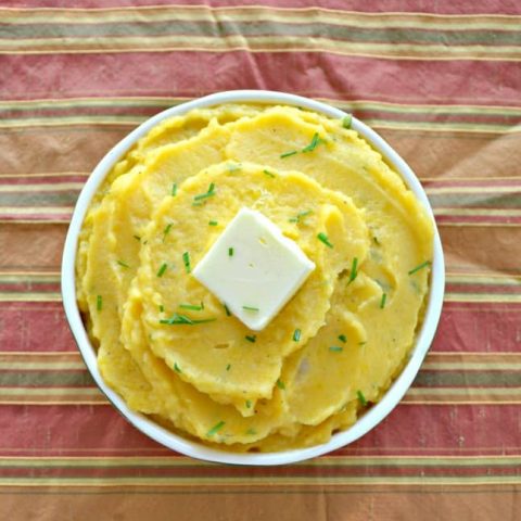 Dig into a bowl of Butternut Squash Mashed Potatoes!