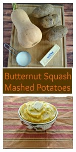 Looking for a fall side dish for Thanksgiving? Give mashed potatoes a twist with these delicious Butternut Squash Mashed Potatoes!
