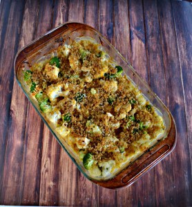 Broccoli and Cauliflower Cheese Casserole is a delicious holiday side dish