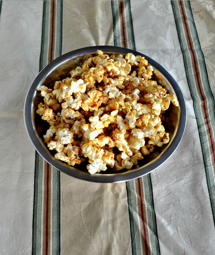 Hot Toddy Caramel Corn is a delicious snack for the holidays!