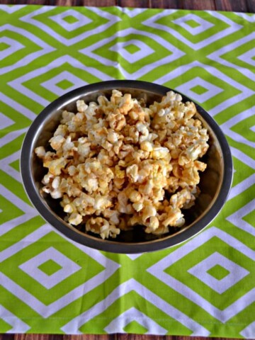 Sweet and spicy Chile Margarita Caramel Corn is a delicious holiday snack