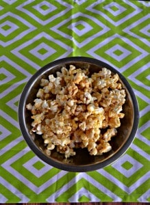 Grab a handful of this sweet and spicy Chile Margarita Caramel Corn